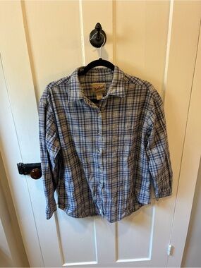 Women’s Vintage Woolrich Plaid Flannel Top Medium